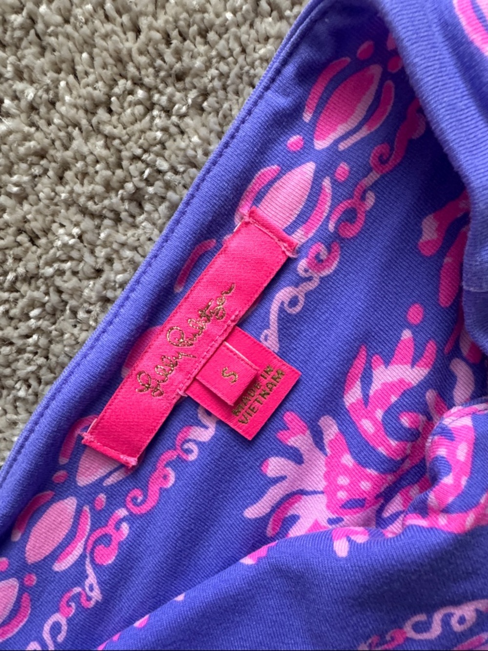 Lilly Pulitzer Margarita Maxi Dress in Mystical Purple Coral Craze - Picture 5 of 6